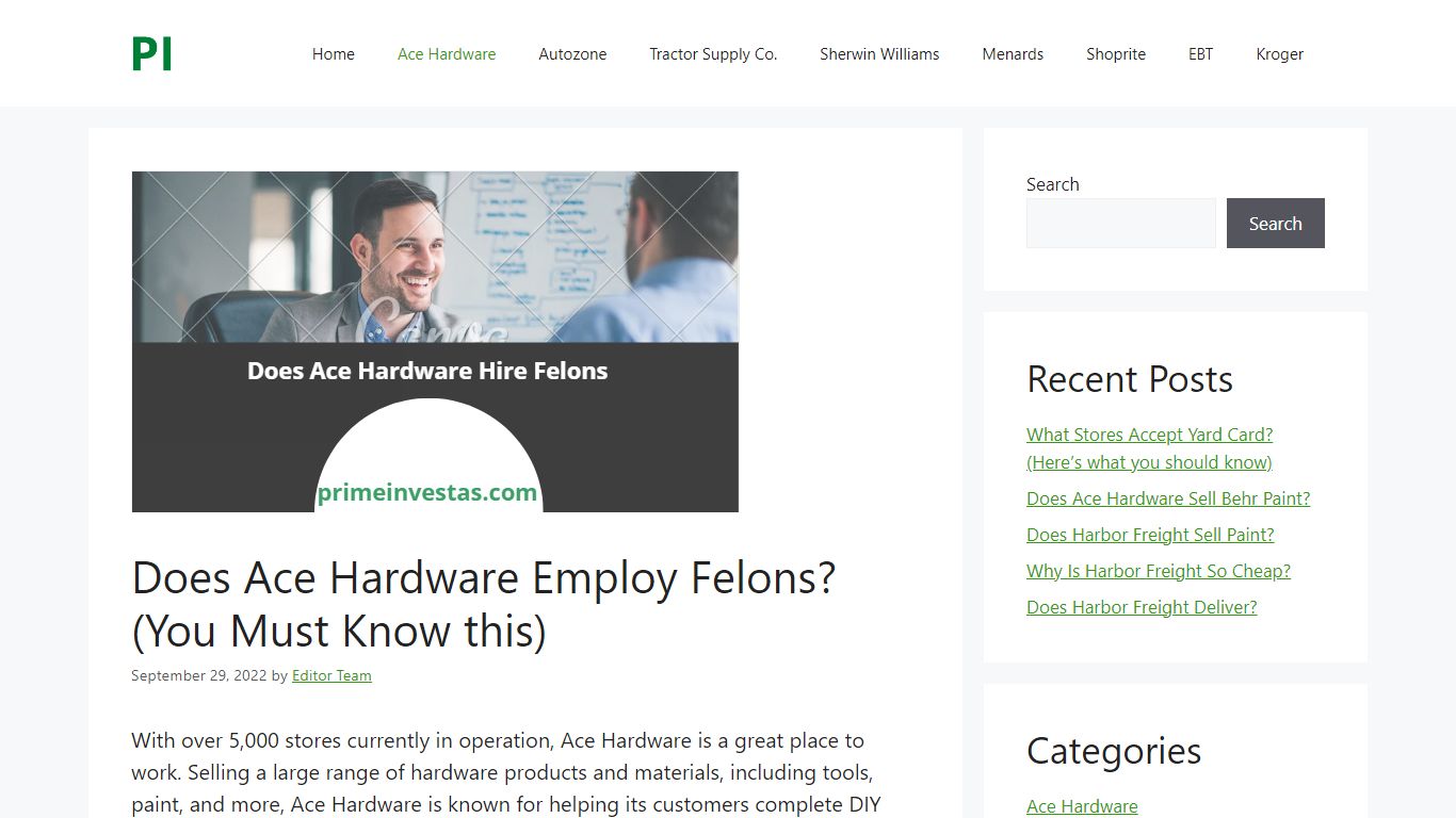 Does Ace Hardware Employ Felons? (You Must Know this)